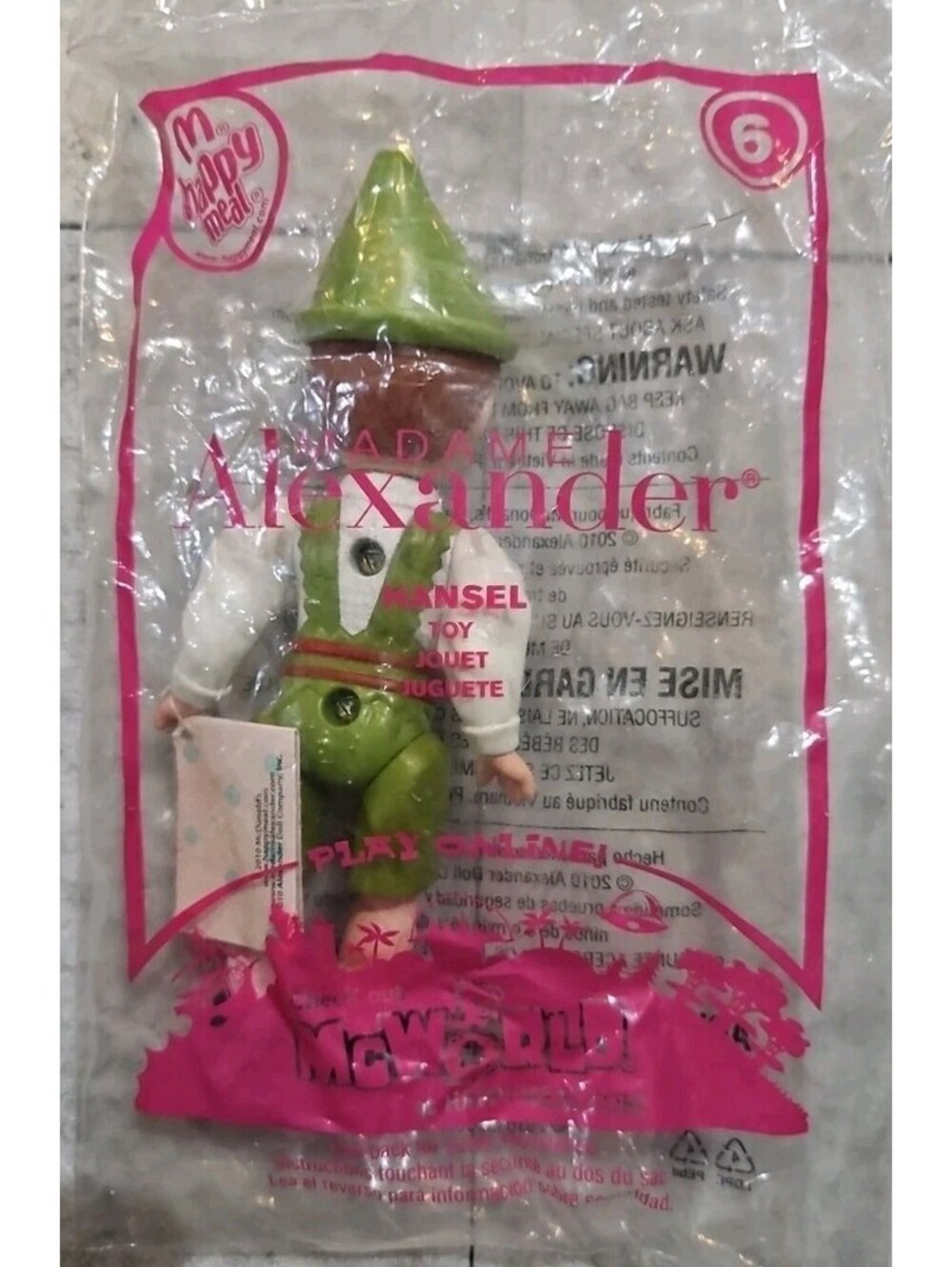 McDonald's Happy Meal Madam Alexander Hansel Doll